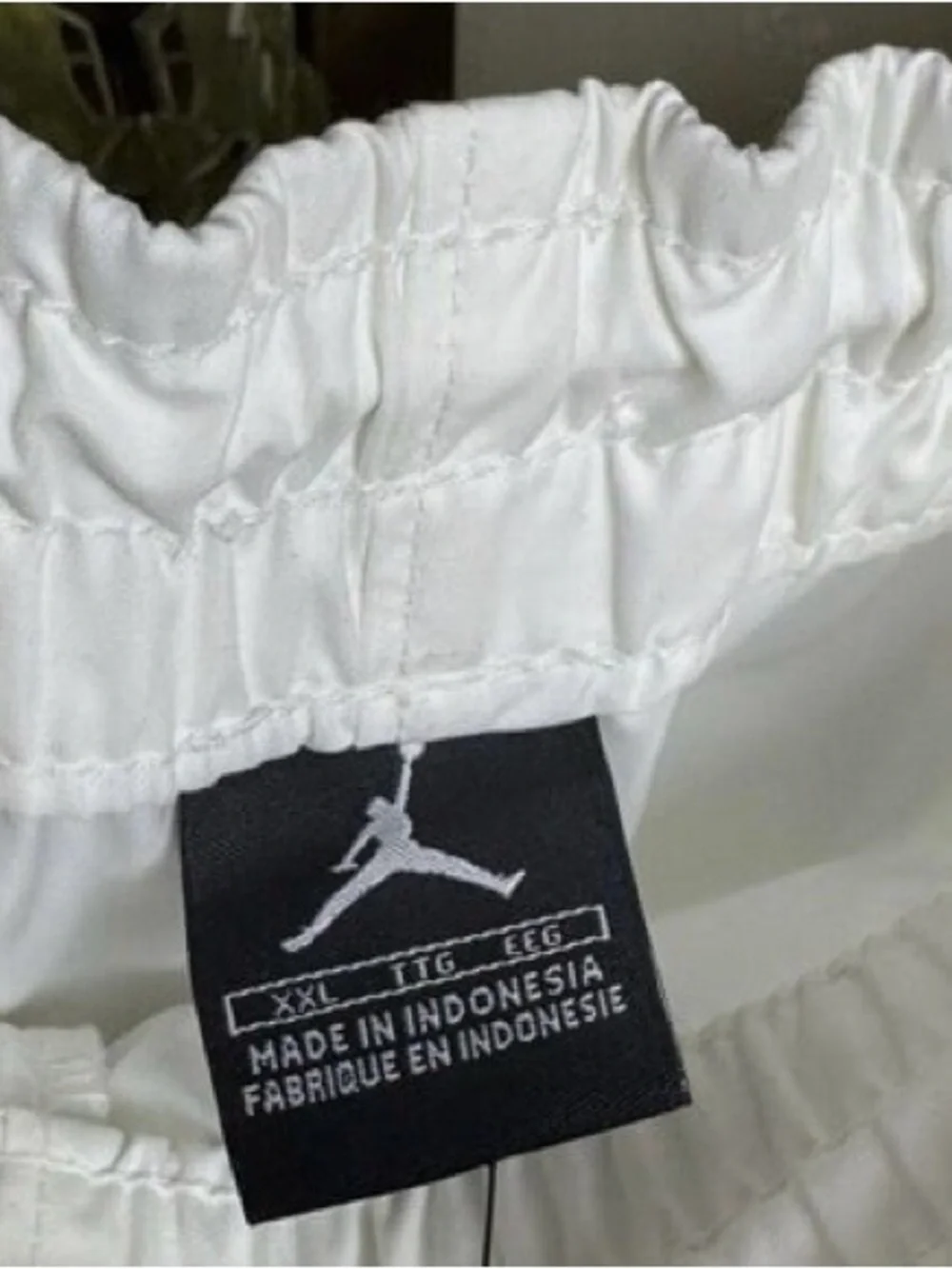 Jordan 3 White Tracksuit with Red Accents and Elephant Print